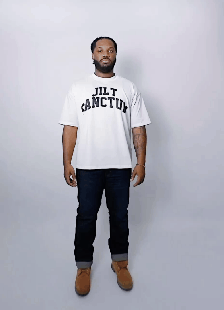 statement tee (white)